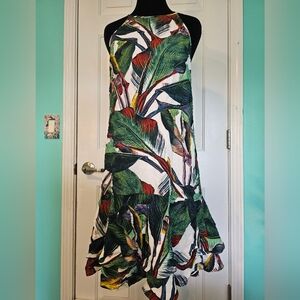 Fifteen Twenty Leaf Print Dress Women's Size S